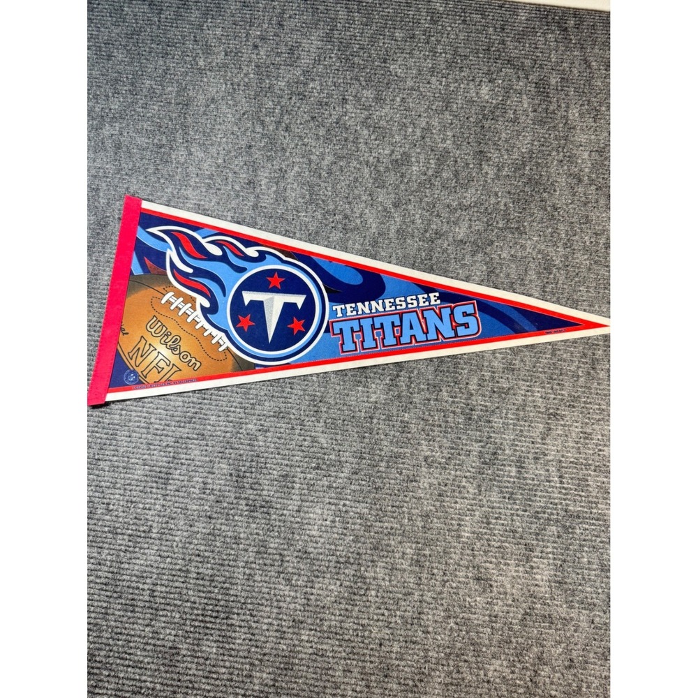 Tennessee Titans‎ NFL Pennant 1999 Wilson Football Sports Decor